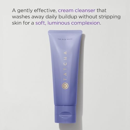 TATCHA - The Rice Wash | Soft Cream Facial Cleanser Washes Away Buildup Without Stripping Skin For A Soft, Luminous Complexion | 4 oz