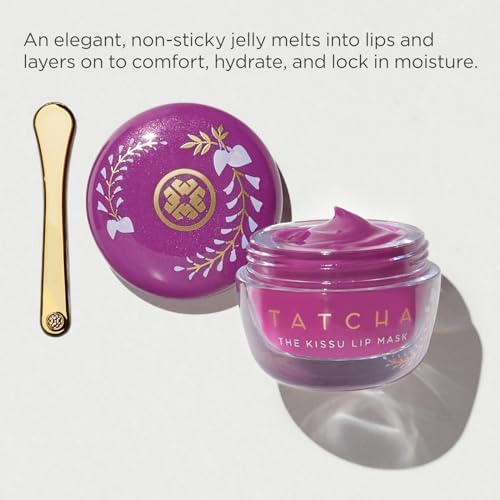 TATCHA - Dewy Skin & Lips Hydrating Ritual Set, Travel Rice Wash, Full Size Dewy Skin Cream, Wisteria Lip Mask ($119 Value)
