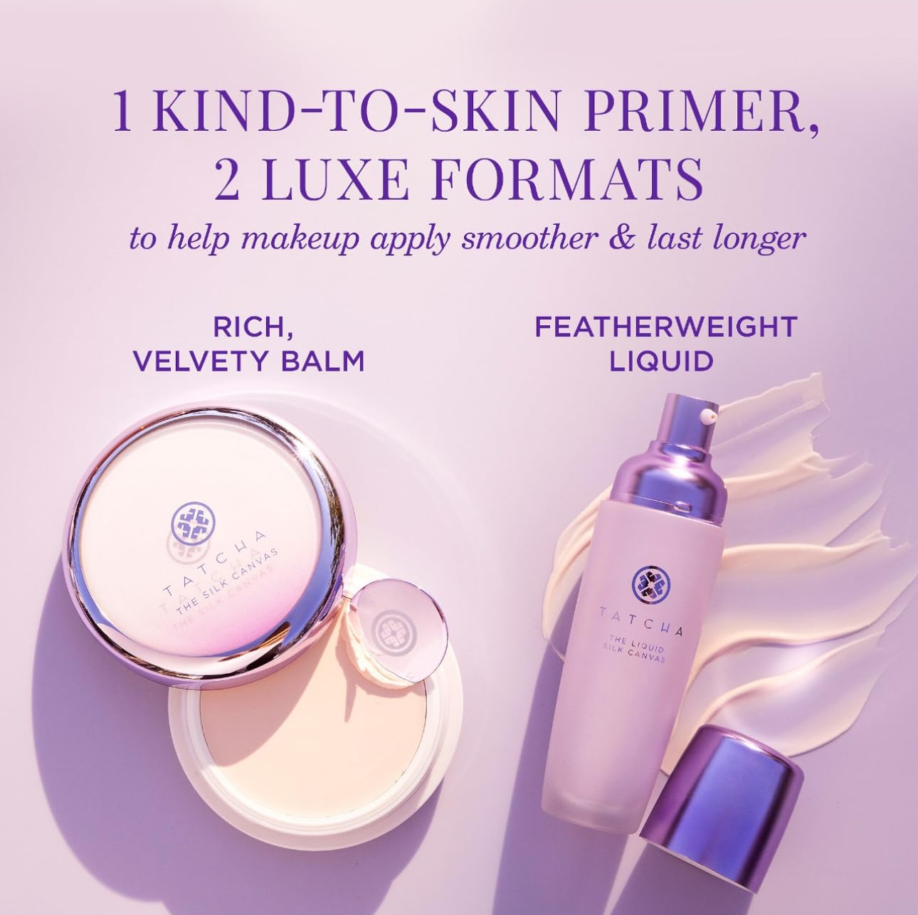 TATCHA - Liquid Silk Canvas | Weightless Oil-Free Liquid Silk Face Primer, 30 ml | 1 oz