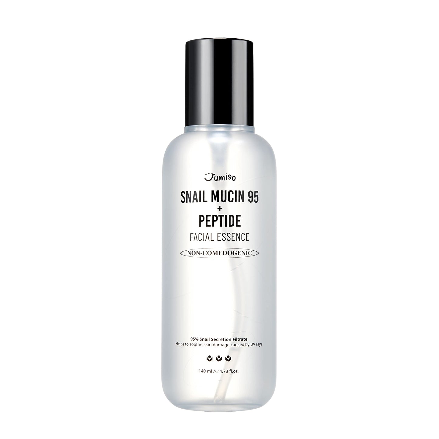 JUMISO - Snail Mucin 95% + Peptide Essence 4.73 fl.oz / 140ml | Hydrating Serum with Snail, Face Moisturizer for Dry Skin, Daily Deep Hydration, Korean Skincare