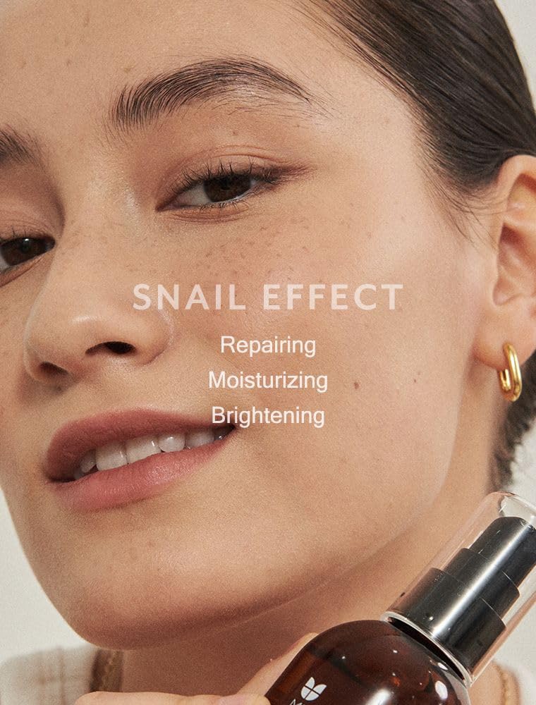 MIZON - Snail Repair Intensive Essence Snail Mucin Adenosine Hyaluronic Acid Centella Asiatica Improves Skin Fine Line Treatment Smooth Skin Korean Skincare (3.38 fl oz)