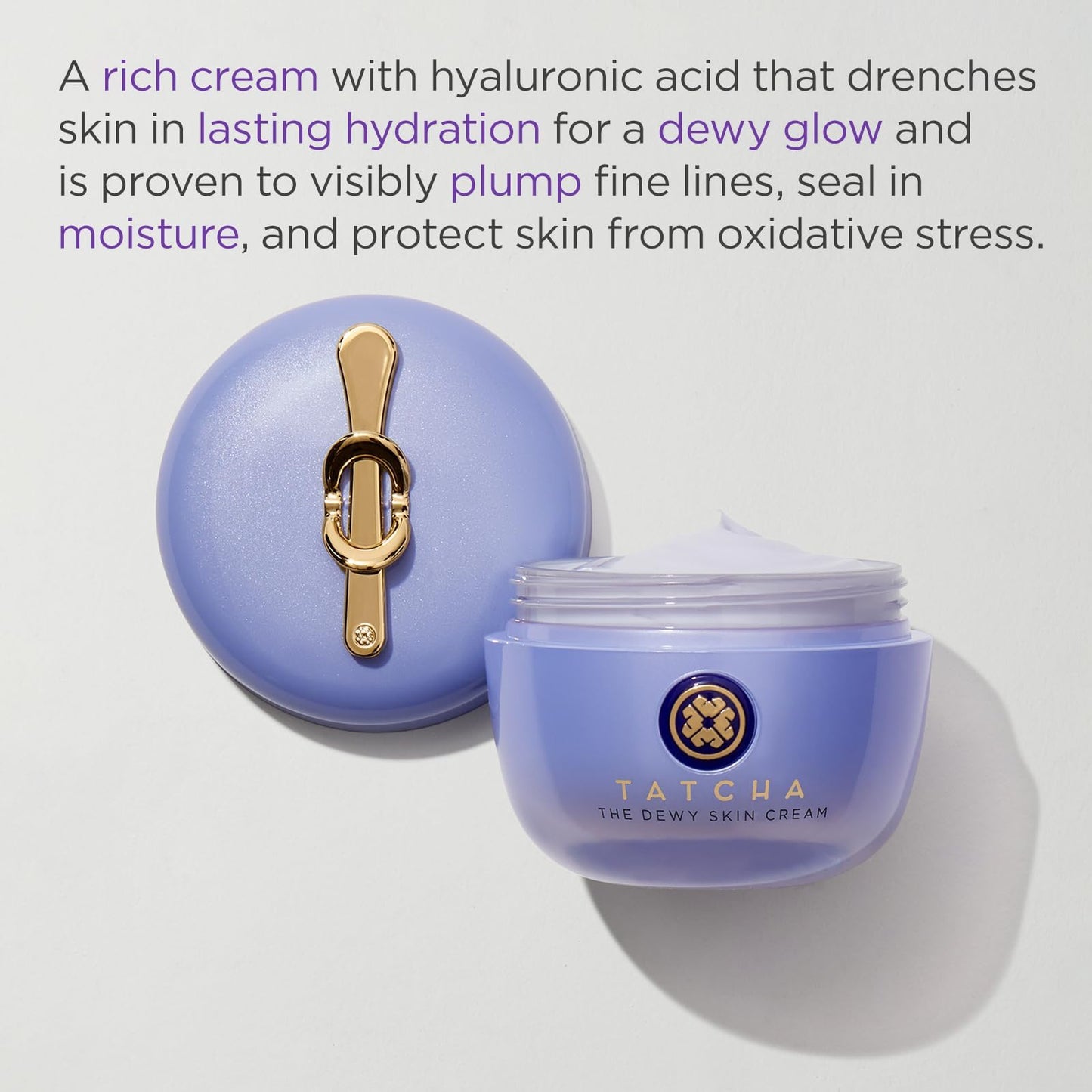 TATCHA - The Dewy Skin Cream | Rich Face Cream to Hydrate, Plump and Protect Dry and Combo Skin, 50 ml | 1.7 oz