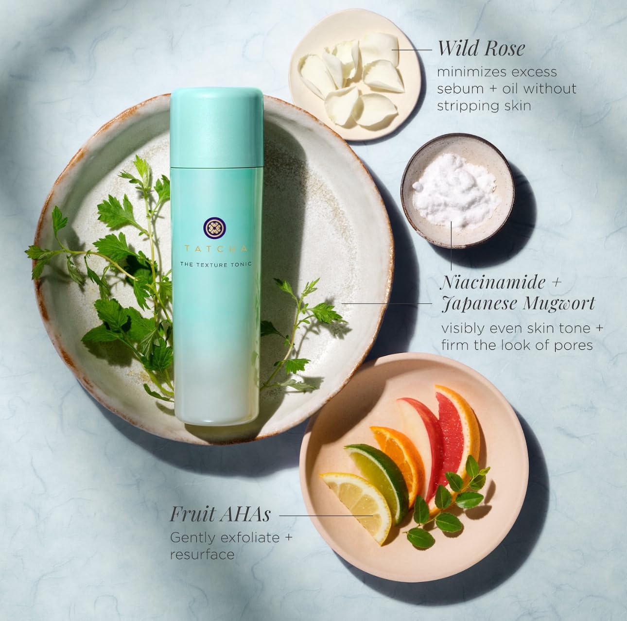 TATCHA - The Texture Tonic | Liquid Exfoliating Treatment 150 ml | 5.0 fl. Oz