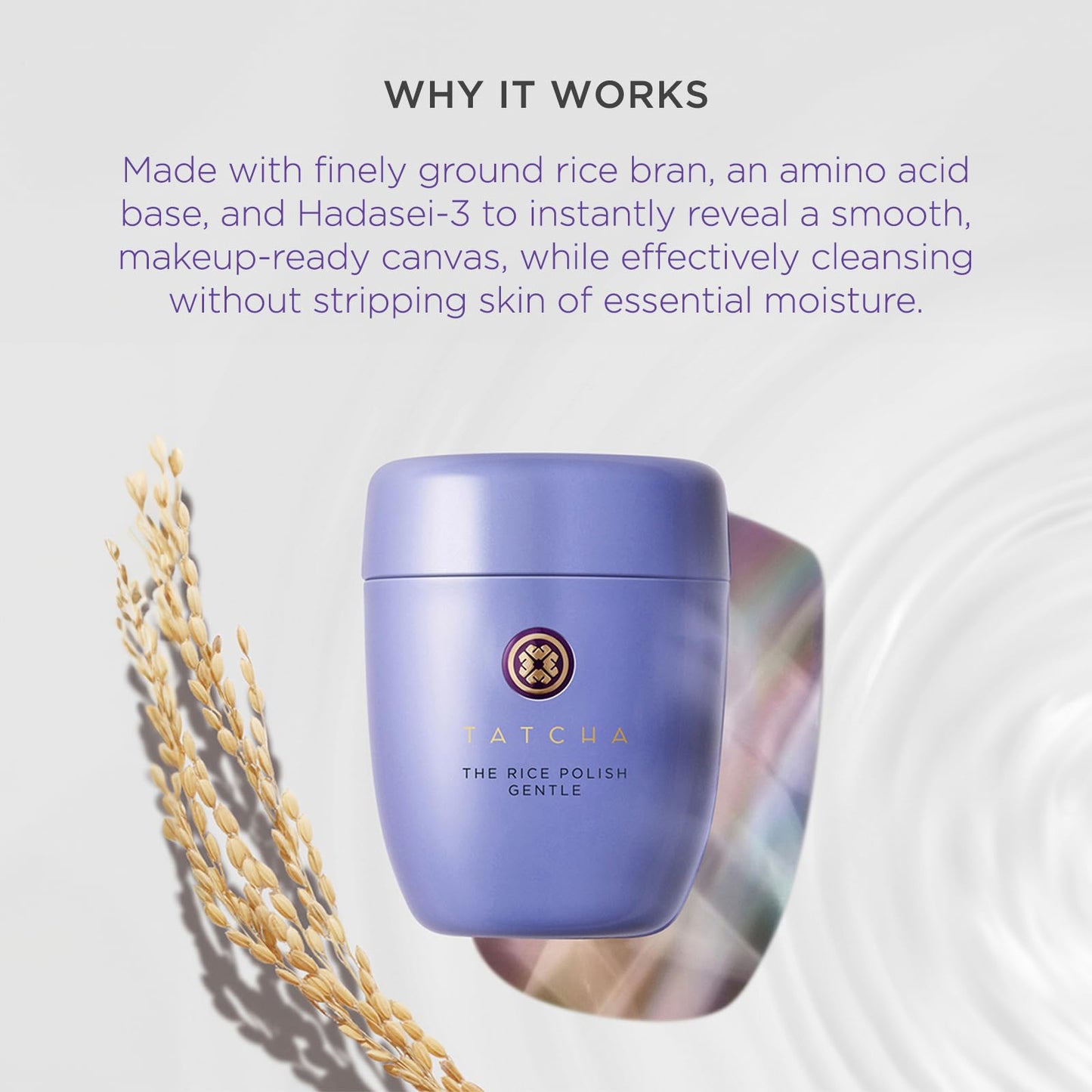 TATCHA - The Rice Polish Deep: Daily Non-Abrasive Exfoliator with Papaya Extract for Oily and Acne-Prone Skin, 60 grams | 2.1 oz