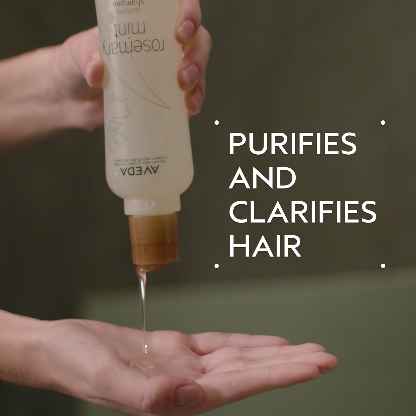 Aveda Rosemary Mint Purifying Shampoo | Clarifying Shampoo | Adds Shine | for Normal to Oily Hair, Fine to Medium Hair Types | 97% Naturally Derived*, 8.5 Fl Oz