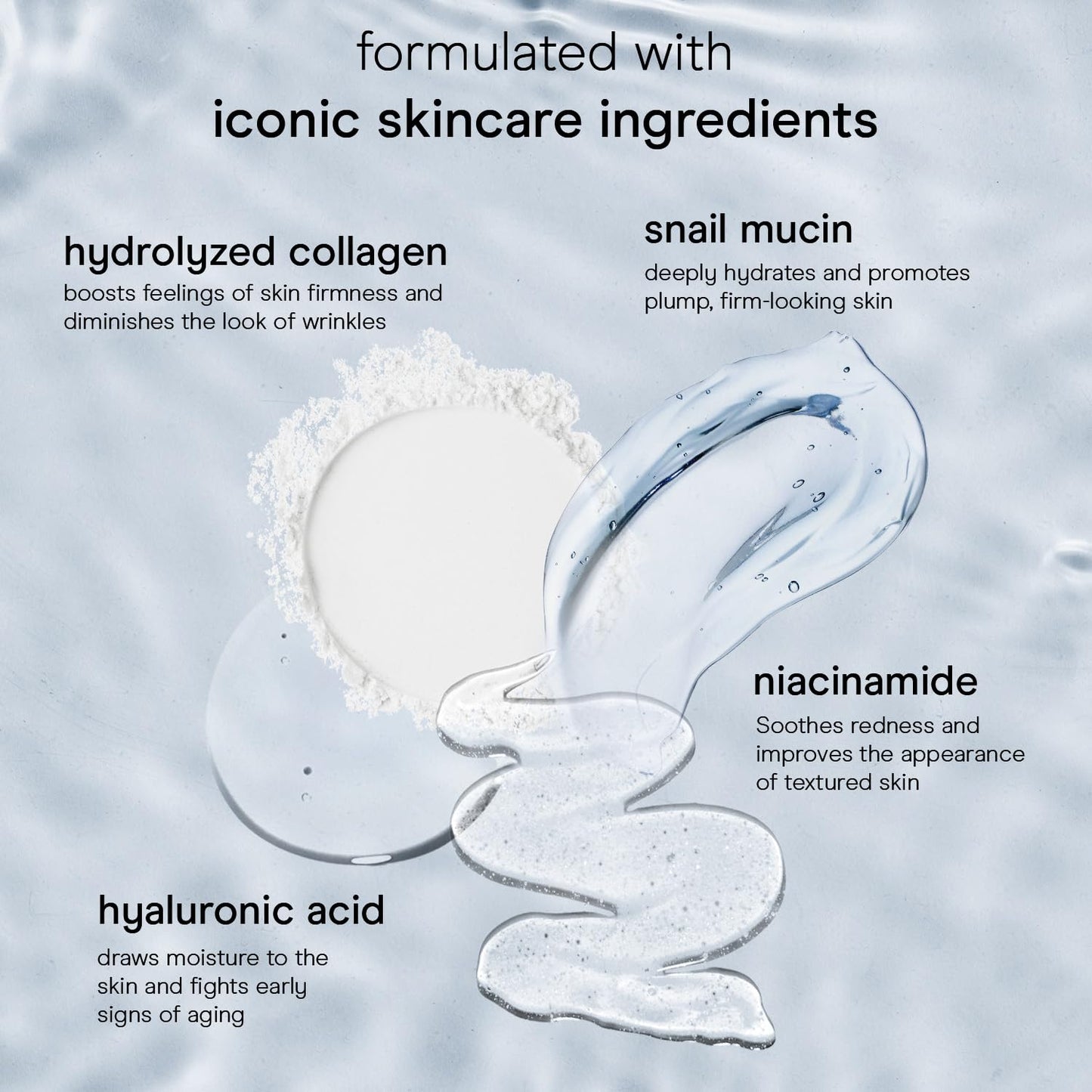 Baebody - Snail Mucin Serum Moisturizer 3.38 fl.oz 100ml, Hydrating Serum for Face with Collagen - Snail Mucin Moisturizer for Youthful Smooth Skin