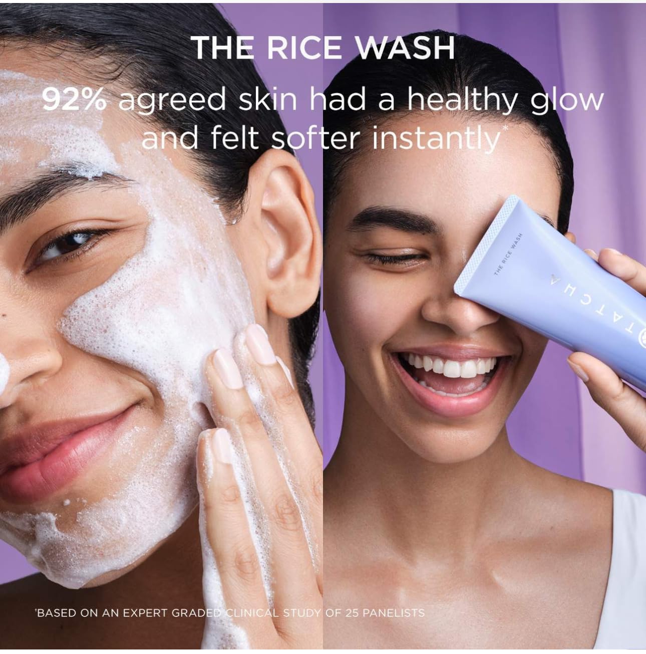 TATCHA - The Rice Wash | Soft Cream Facial Cleanser Washes Away Buildup Without Stripping Skin For A Soft, Luminous Complexion | 4 oz