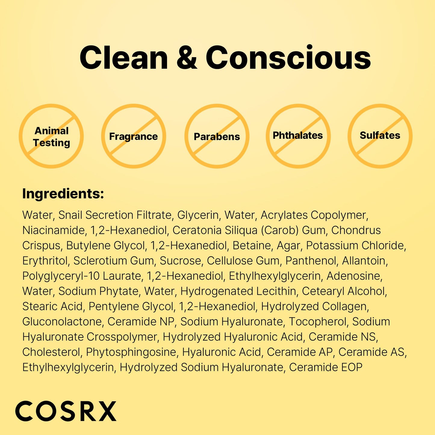 COSRX - Advanced Snail Mucin Glass Glow Hydrogel Face Masks Skincare 3 EA, Collagen Face Mask, Travel Essentials, Overnight Face Mask, Korean Skin Care