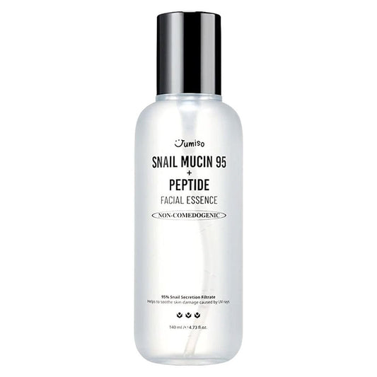 JUMISO - Snail Mucin 95% + Peptide Essence 4.73 fl.oz / 140ml | Hydrating Serum with Snail, Face Moisturizer for Dry Skin, Daily Deep Hydration, Korean Skincare