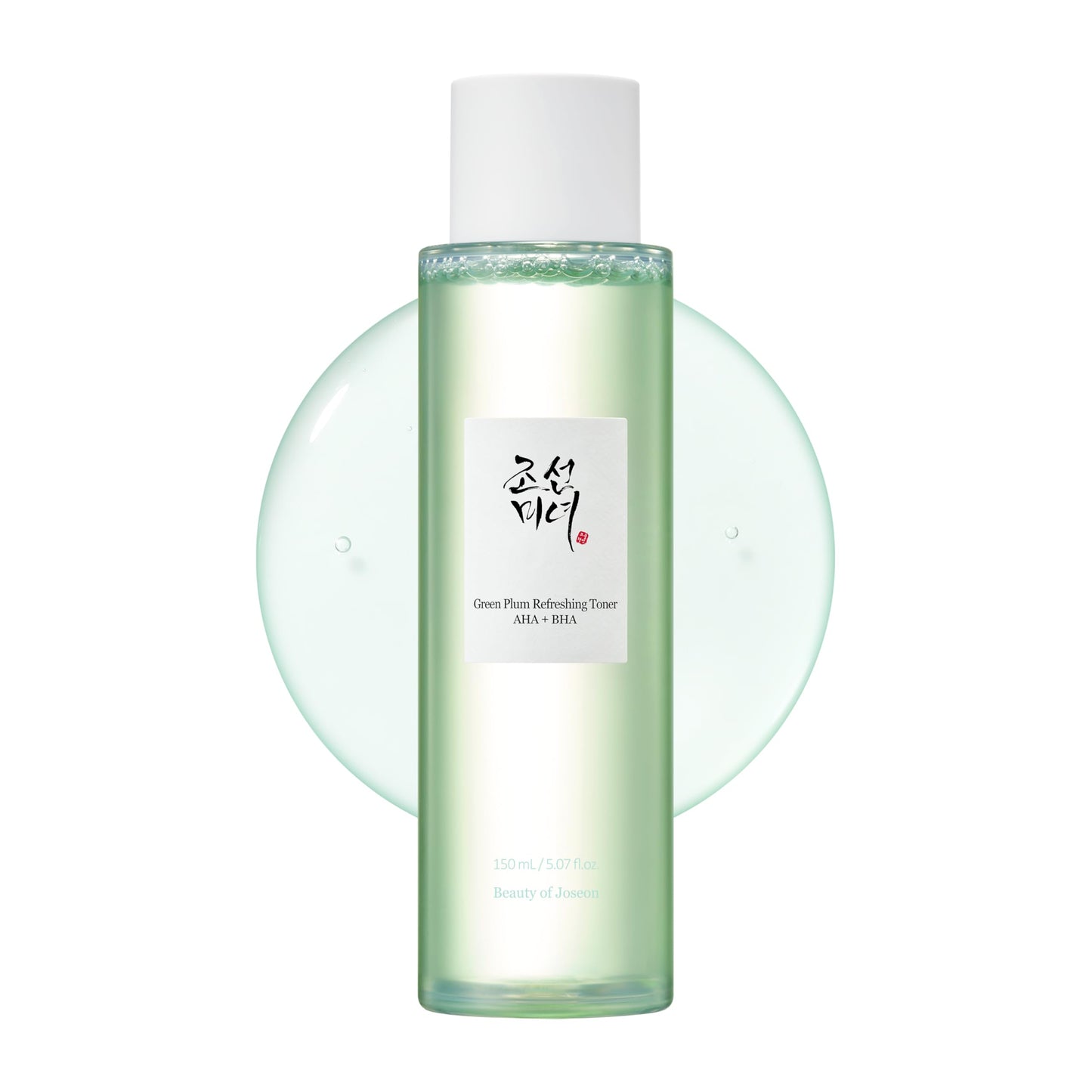 Beauty of Joseon - Green Plum AHA BHA Toner Refreshing Facial Essence Moisturizer Mild Exfoliating Salicylic Acid for All Skin Types, Korean Skin Care for Men Women 150ml 5.27 fl.oz