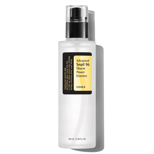 COSRX - Snail Mucin 96% Power Repairing Essence 3.38 fl.oz 100ml, Hydrating Serum for Face with Snail Secretion Filtrate for Dull Skin & Fine Lines, Korean Skin Care