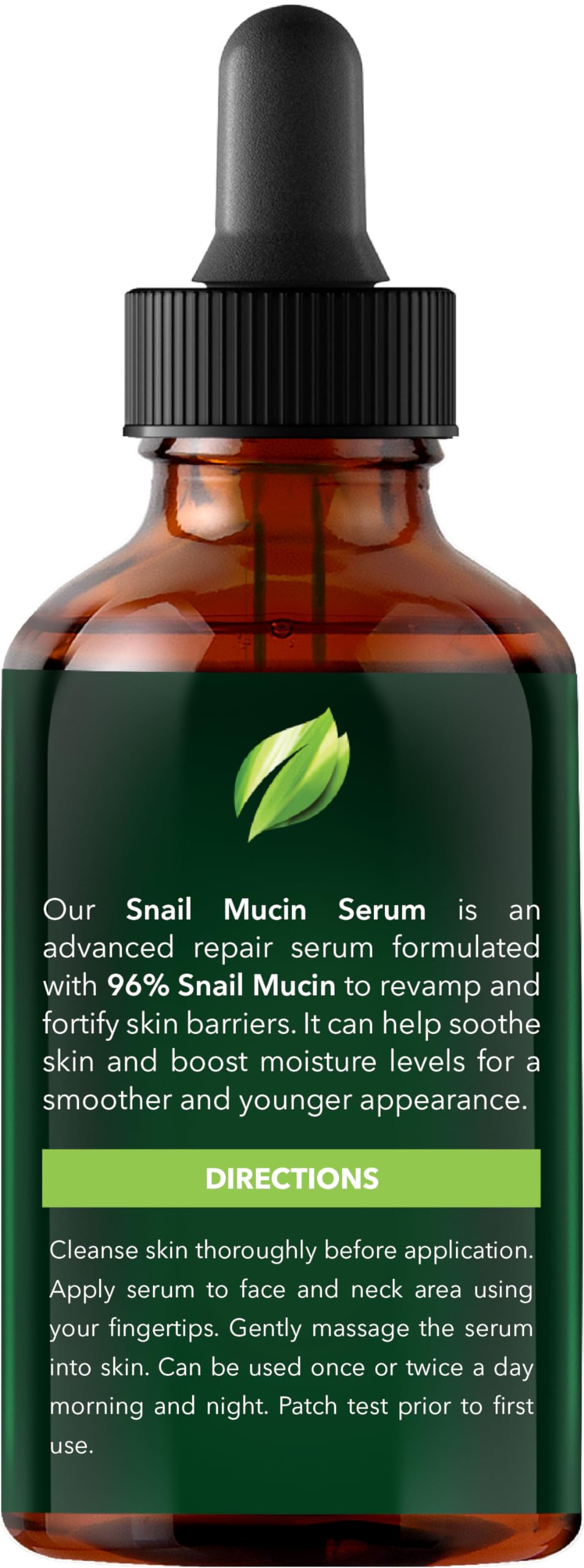 New York Biology - 96% Korean Snail Mucin Serum for Face 3.38 Fl. oz 100 ml – Facial Skin Care Snail Mucin Moisturizer for Dry, Dull Skin and Wrinkles – Skin Care Hydrating Face Serum