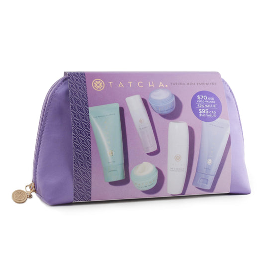 TATCHA - Mini Favorites Set, Travel size Cleansers, Essence, and Moisturizers ($120 Value)